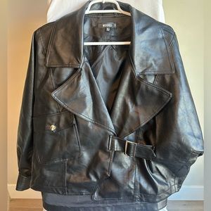 Women’s Motorcycle Faux Leather Jacket